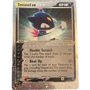 Pokémon Sneasel ex Holo 103/109